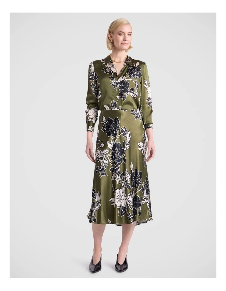 Woodlands Midi Skirt in Fern Multi image 1