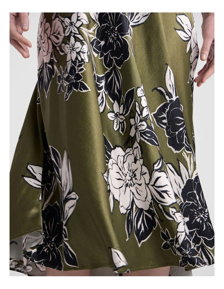 Woodlands Midi Skirt in Fern Multi image 3