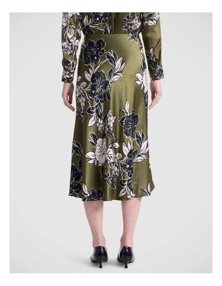 Woodlands Midi Skirt in Fern Multi image 5