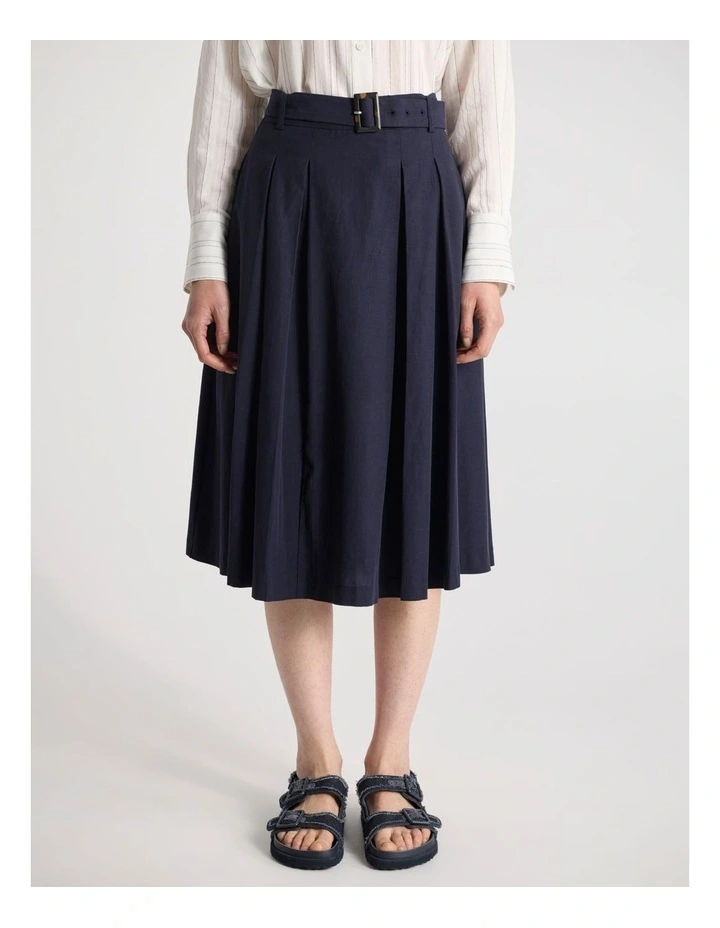 Raisa Midi Skirt in Navy image 2