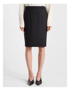 Celeste Pencil Skirt in Black