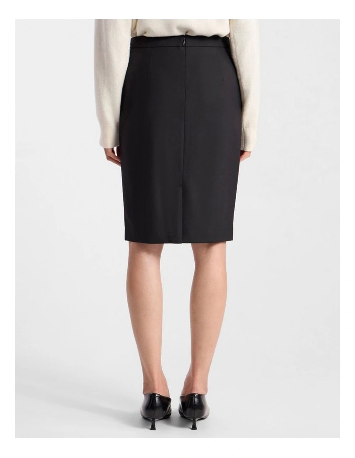 Celeste Pencil Skirt in Black image 3