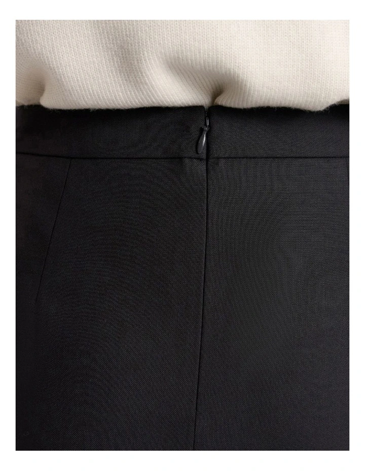 Celeste Pencil Skirt in Black image 4