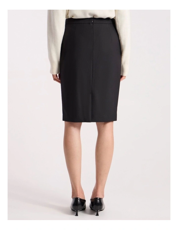 Celeste Pencil Skirt in Black image 5