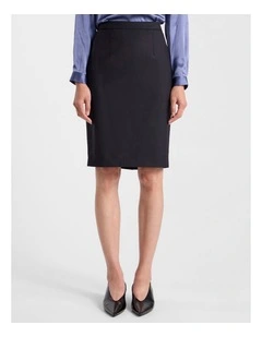 Celeste Pencil Skirt in Ink