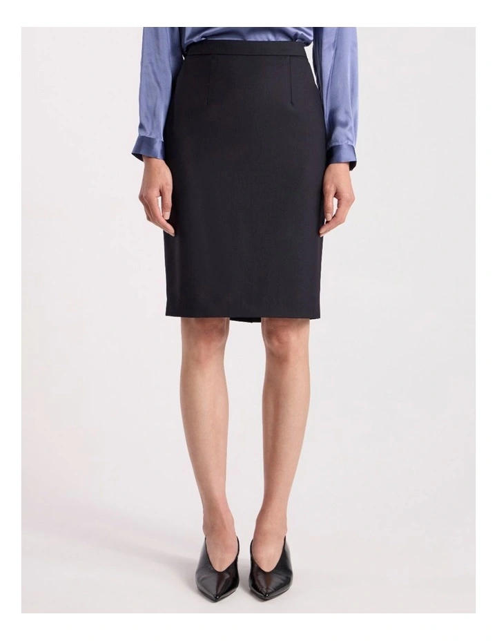 Celeste Pencil Skirt in Ink image 2