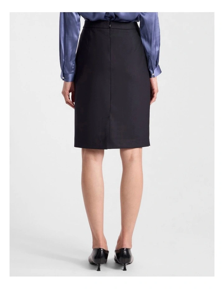 Celeste Pencil Skirt in Ink image 3