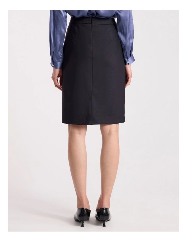 Celeste Pencil Skirt in Ink image 5
