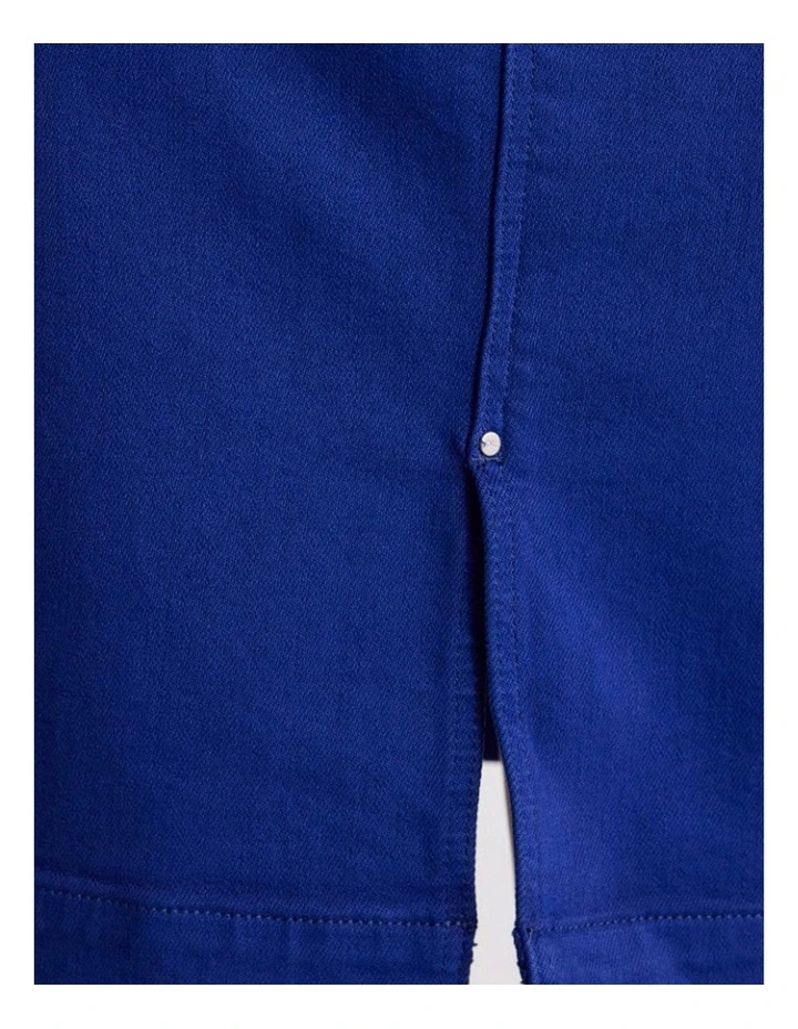 Marnie Denim Skirt in Ocean Blue image 4