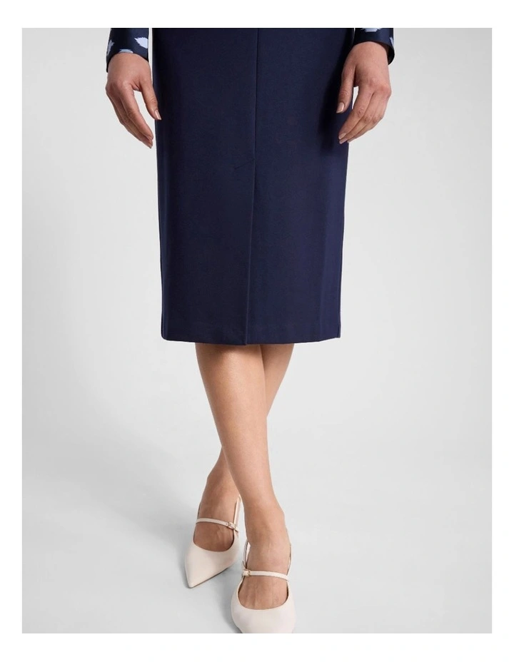 Jenni Ponte Skirt in Navy image 4