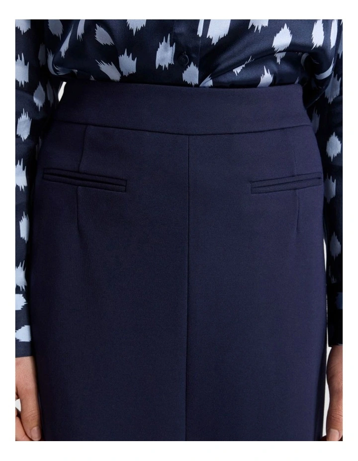 Jenni Ponte Skirt in Navy image 5