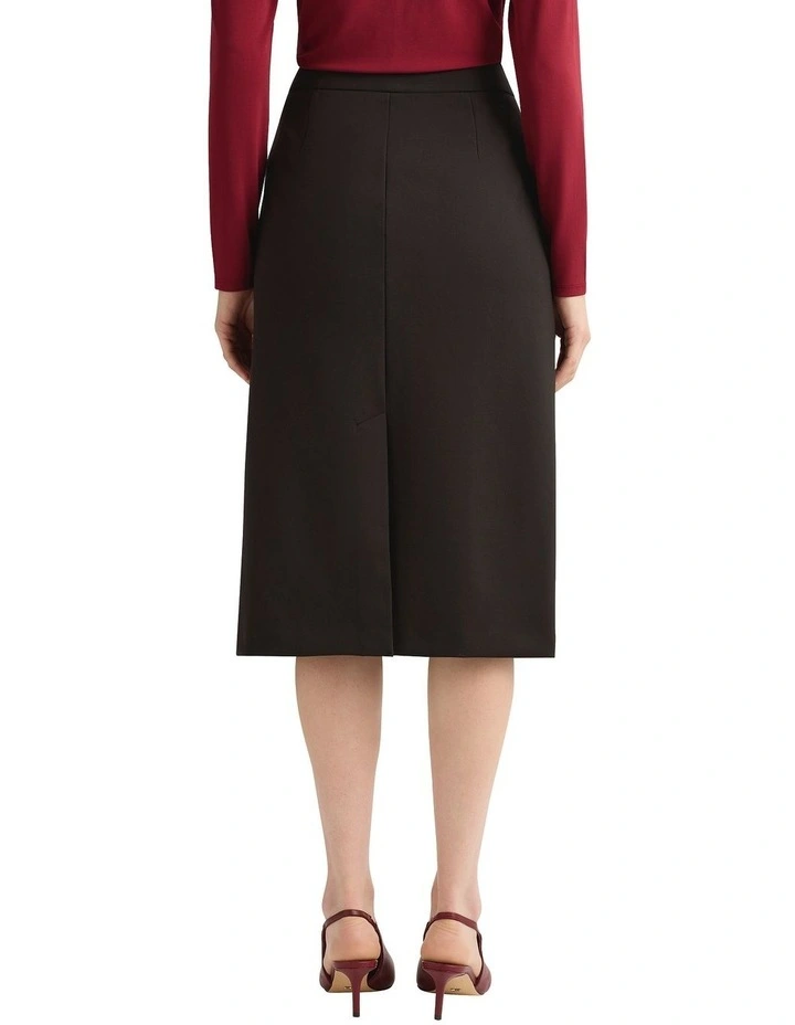Jenni Ponte Skirt in Black image 2