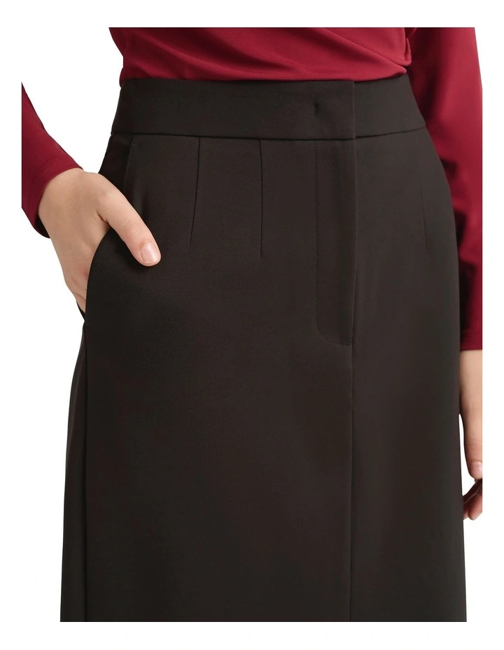 Jenni Ponte Skirt in Black image 3