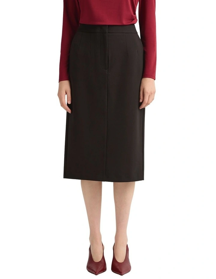 Jenni Ponte Skirt in Black image 4