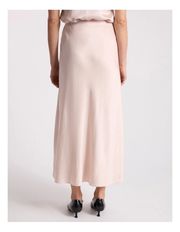 Orlando Viscose Skirt in Persica Pink image 4