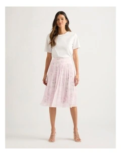 Viviana Overlay Skirt in Shell Multi