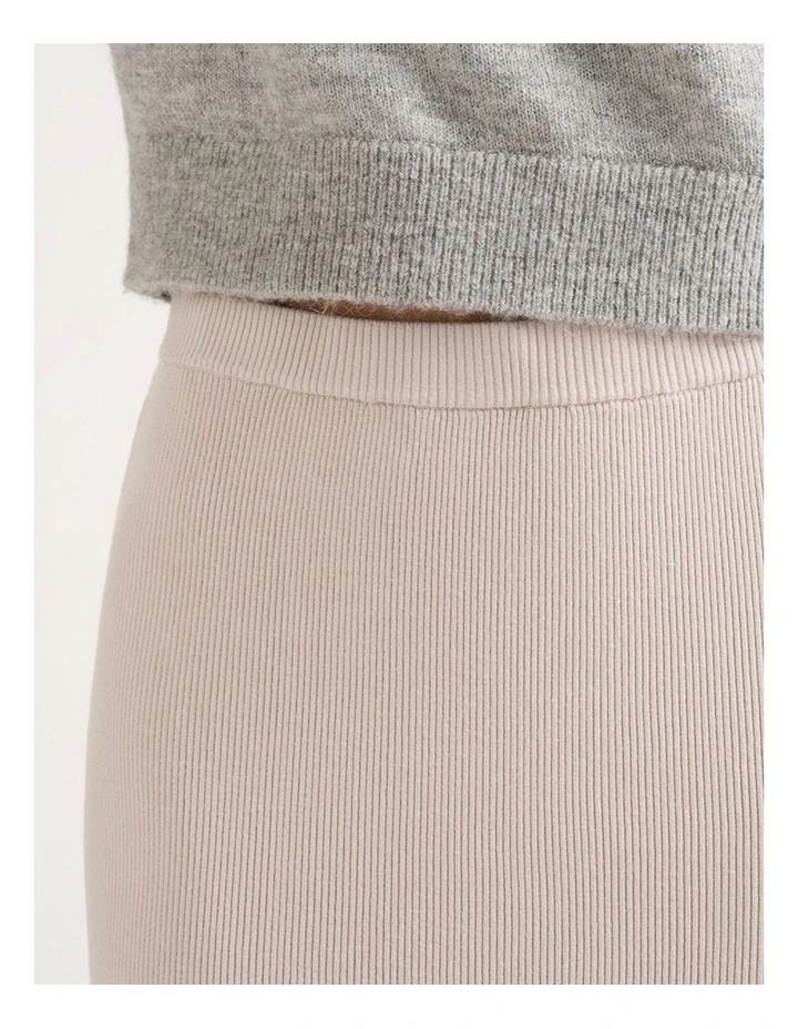 Fran Knit Skirt in Porcelain image 4