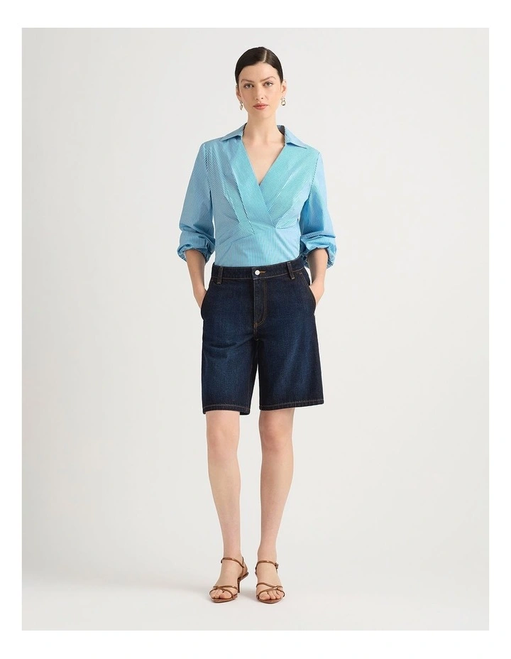 Croft Denim Short in Dark Antique image 1