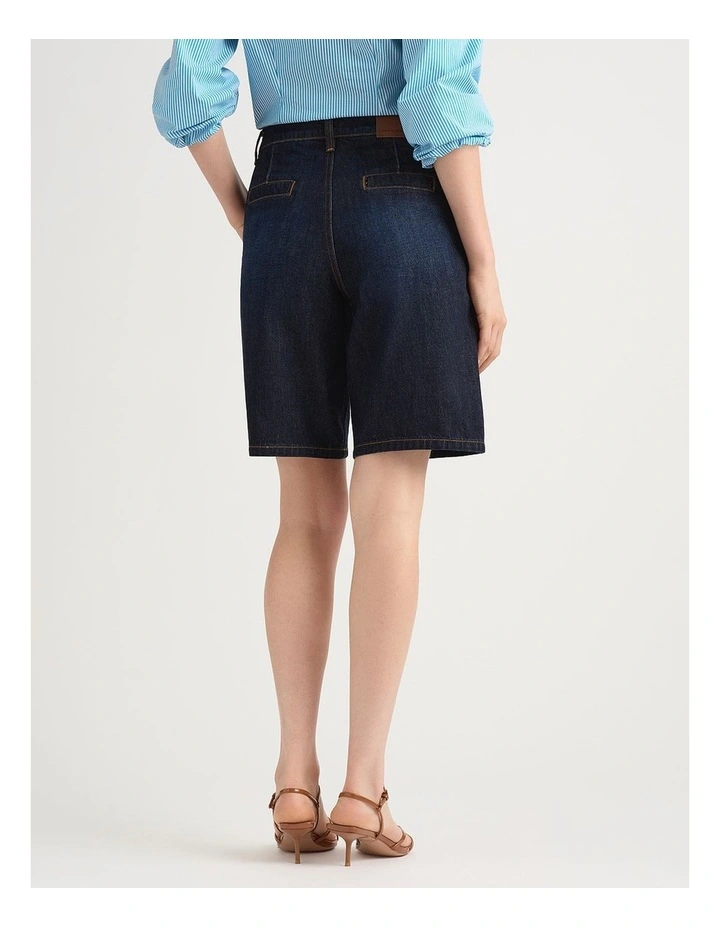 Croft Denim Short in Dark Antique image 3