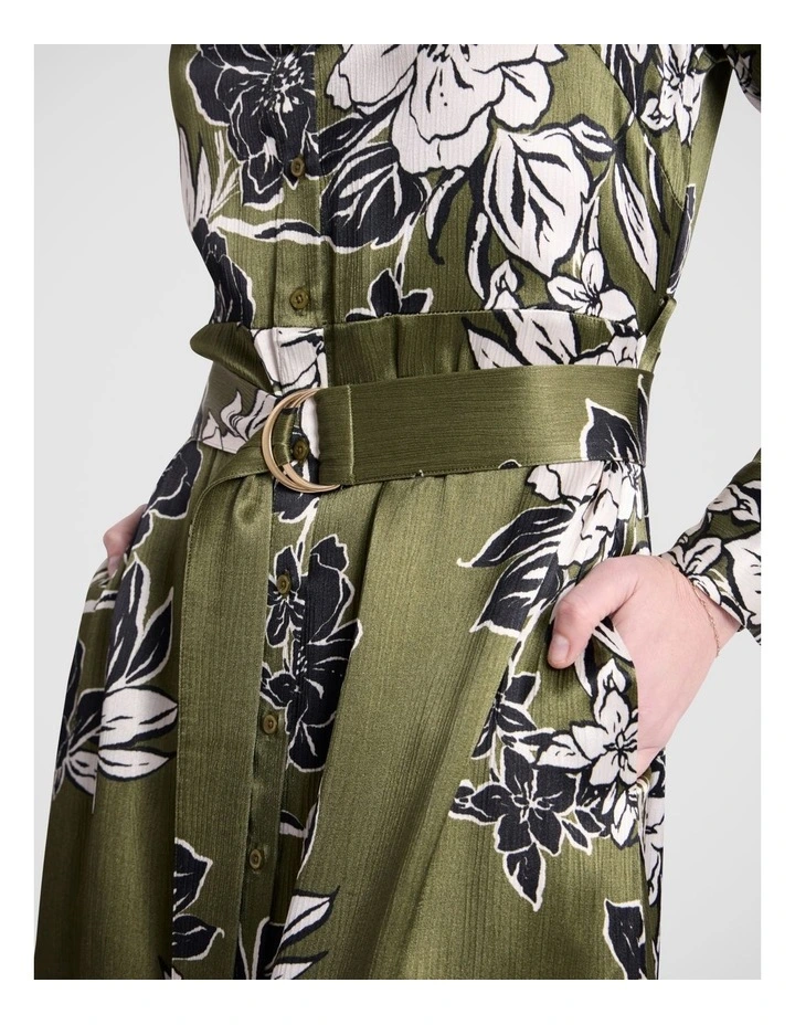 Woodlands Shirt Dress in Fern Multi image 2