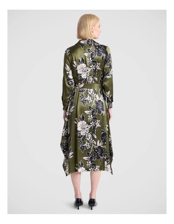 Woodlands Shirt Dress in Fern Multi image 3