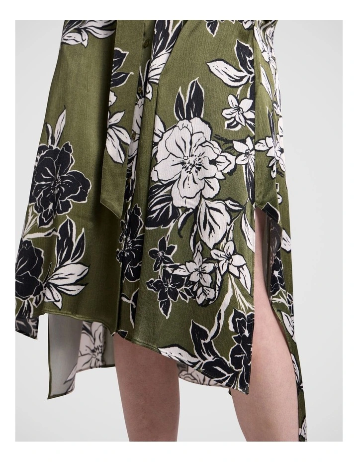 Woodlands Shirt Dress in Fern Multi image 3