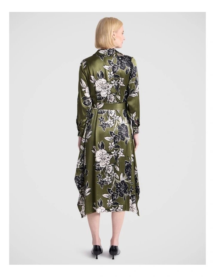Woodlands Shirt Dress in Fern Multi image 4