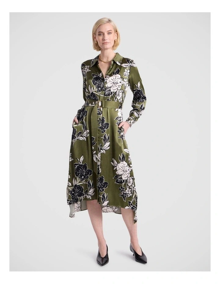 Woodlands Shirt Dress in Fern Multi image 6