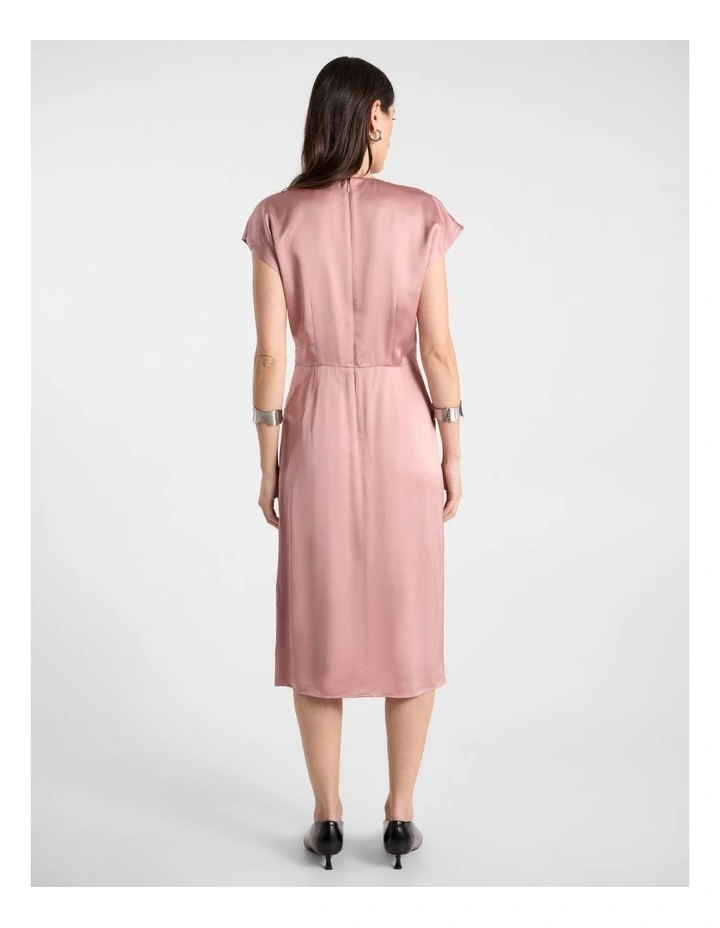 Sophia Viscose Dress in Rose image 3