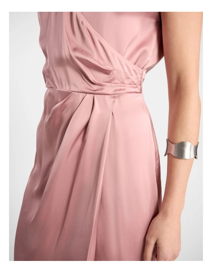 Sophia Viscose Dress in Rose image 5