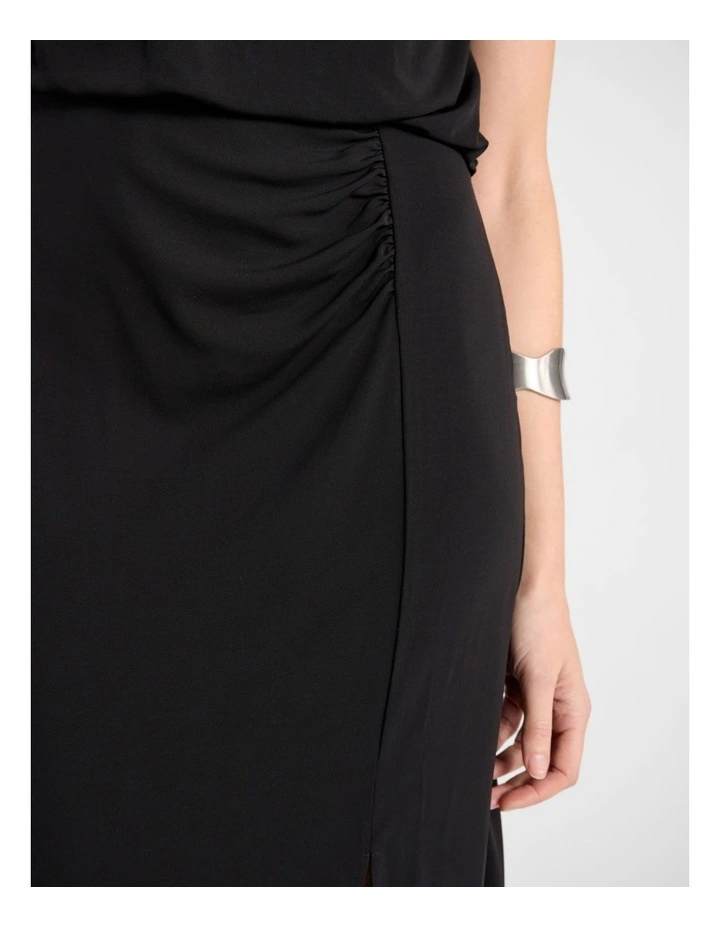 Irma Midi Dress in Black image 3