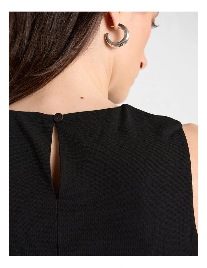 Irma Midi Dress in Black image 4