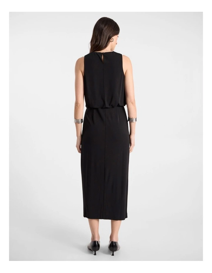 Irma Midi Dress in Black image 5