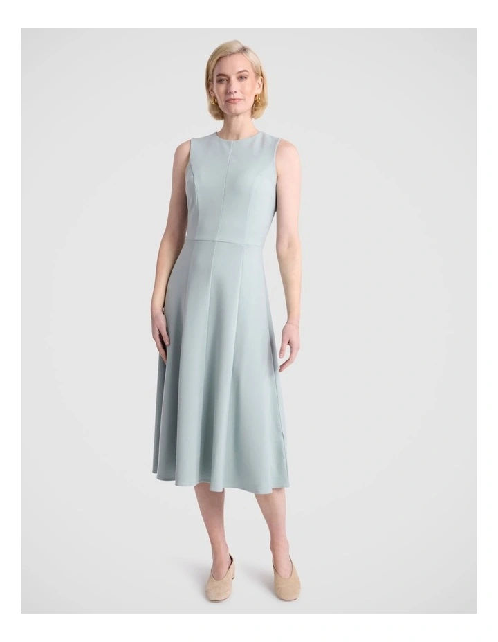 Rina Ponte Dress in Jade Green image 1