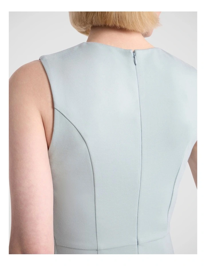 Rina Ponte Dress in Jade Green image 4