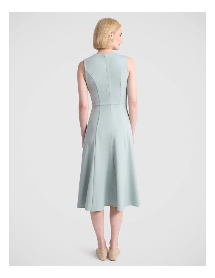 Rina Ponte Dress in Jade Green image 5