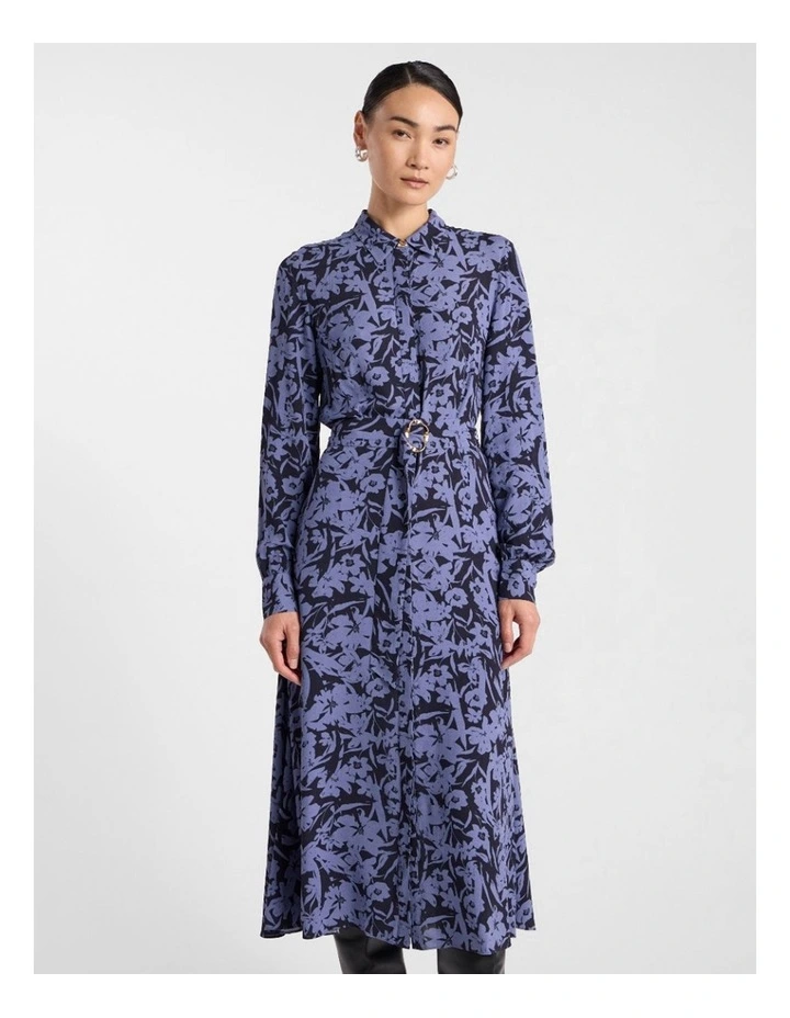 Aster Viscose Dress in Blue Multi image 2