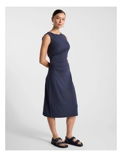 Nadina Jersey Dress in Navy Multi