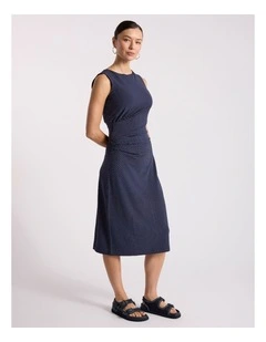 Nadina Jersey Dress in Navy Multi
