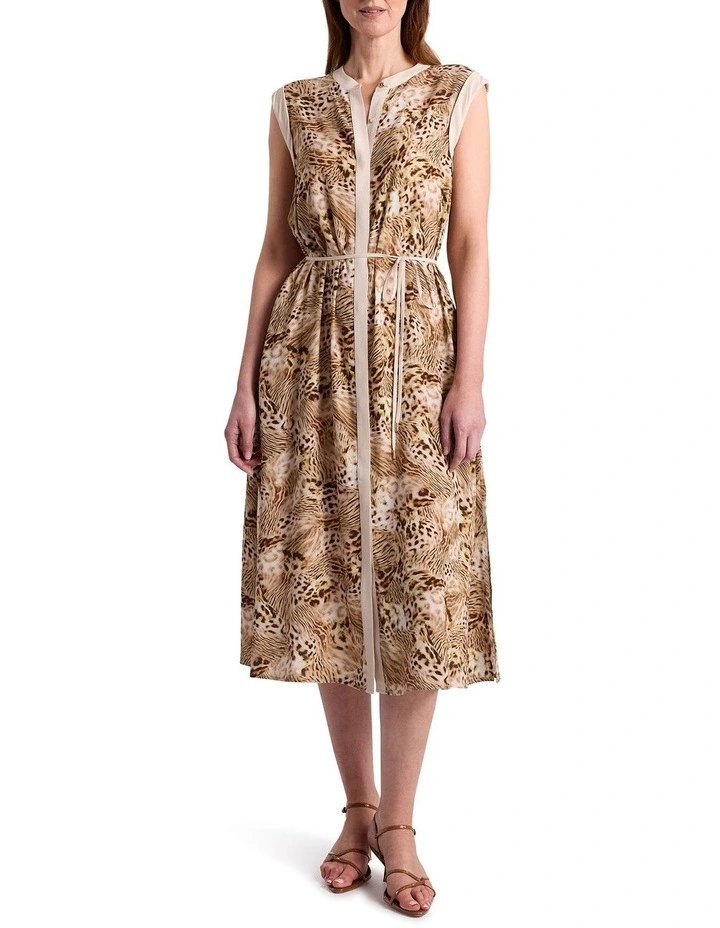 Emmine Viscose Dress in Leopard image 1