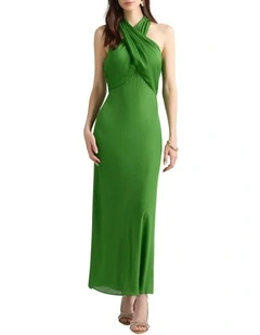 Evolet Dress in Lime