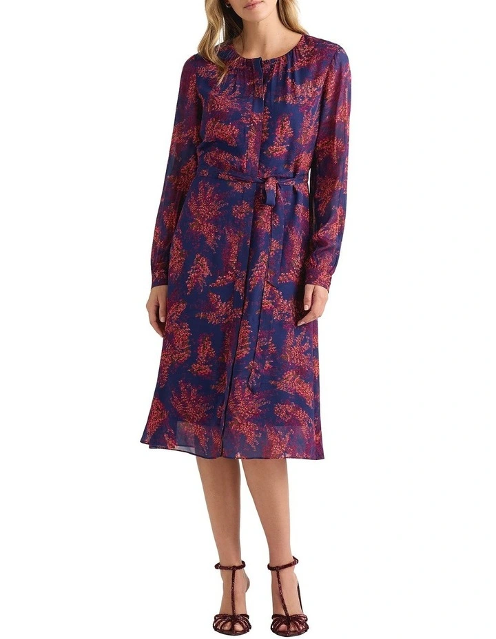 Clarissa Midi Dress in Neptune Multi image 1