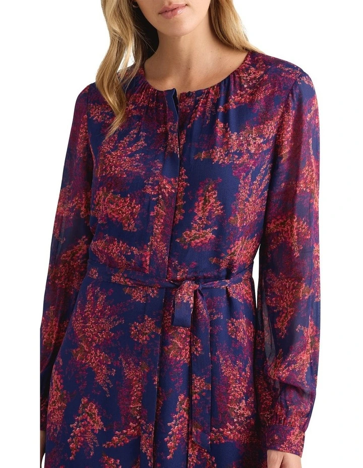 Clarissa Midi Dress in Neptune Multi image 3