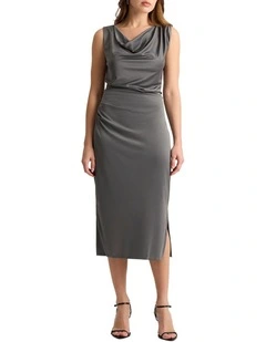 Sella Jersey Dress in Smoke