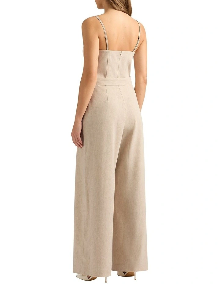 Liesel Strapless Jumpsuit in Natural image 2