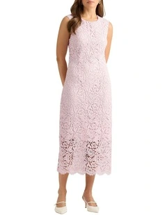 Chi Lace Dress in Shell