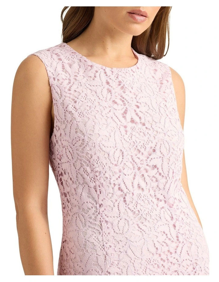 Chi Lace Dress in Shell image 4