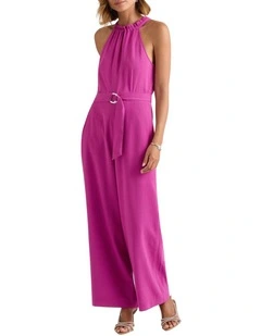 Alessandra Jumpsuit in Pomegranate
