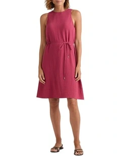 Christie Cotton Dress in Mangosteen