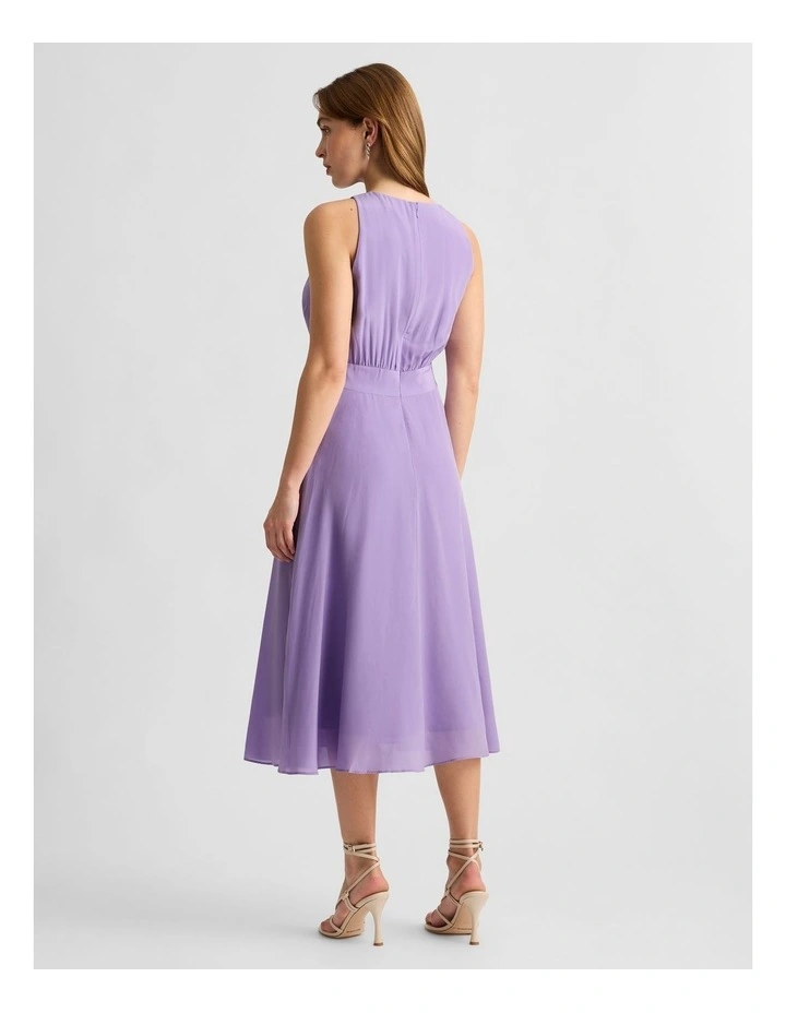 Tuscany Silk Dress in Sapphire image 3